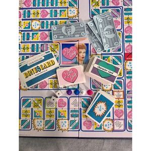 Vintage I Love Lucy Board Game Talicor 1986 Lucille Ball TV Show Trivia Game